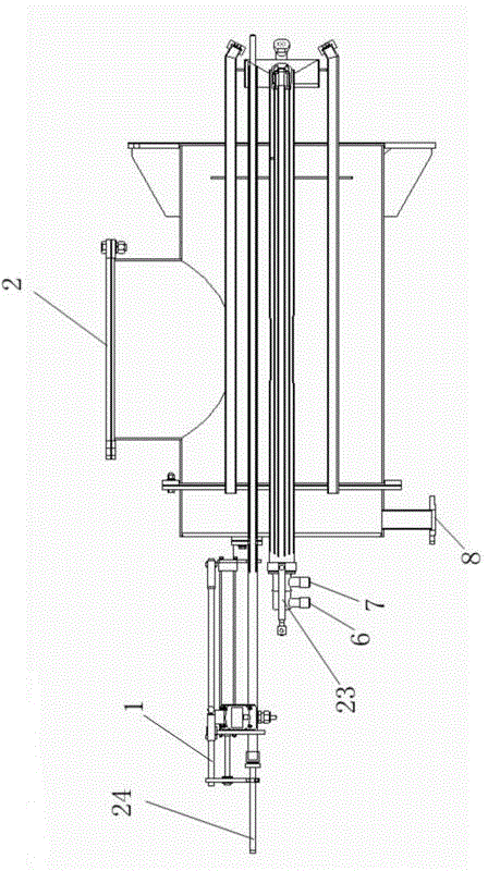 Hot-blast stove for drying phosphate and compound fertilizers