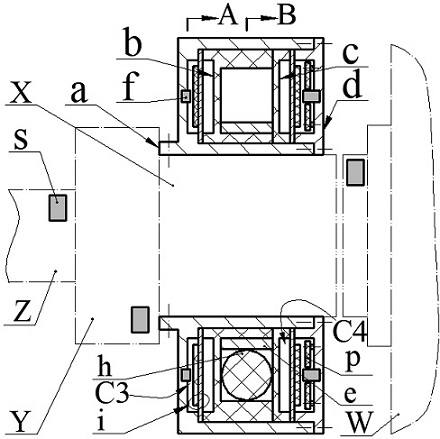 A cutting force measuring device