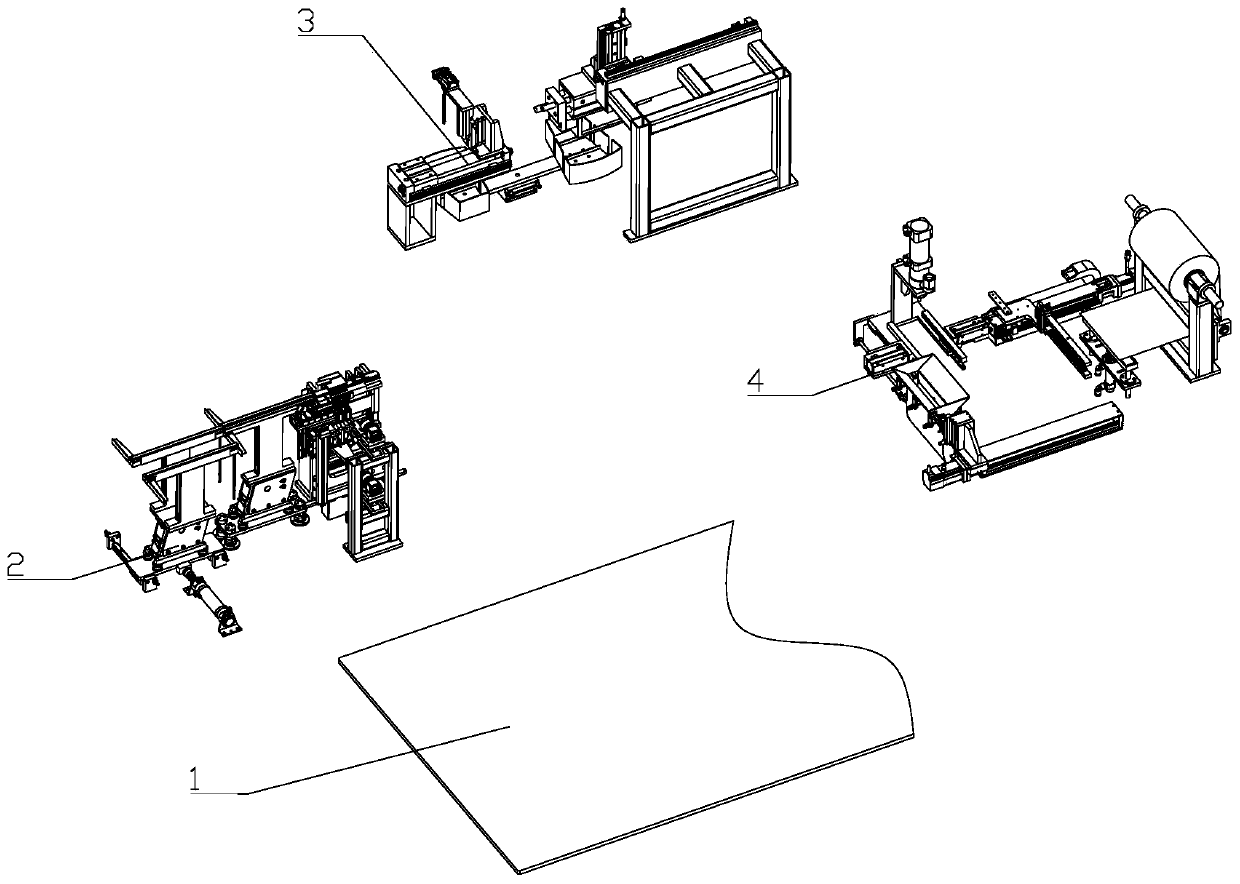 Single-head flex cable and detection packing machine and packing method thereof