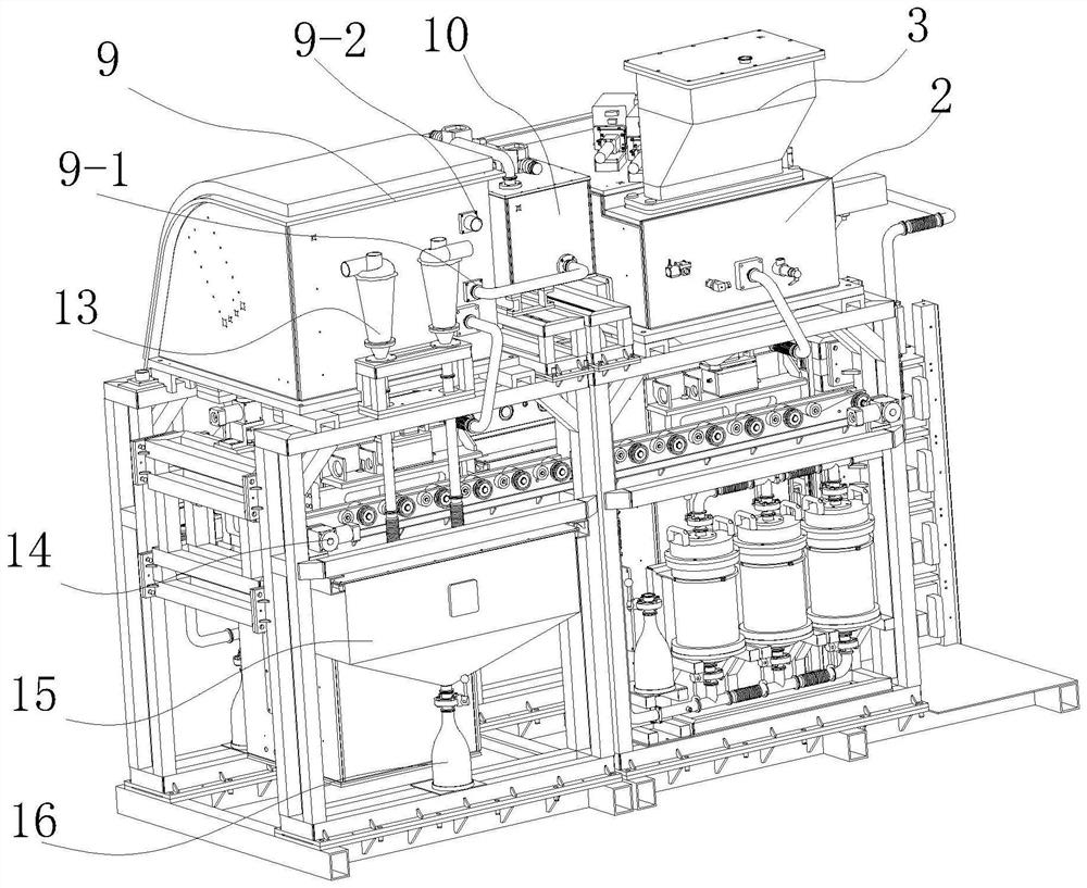 Selective laser melting equipment with reciprocating type conveying rail