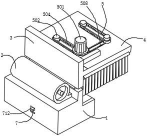 Working method of garden pruning device