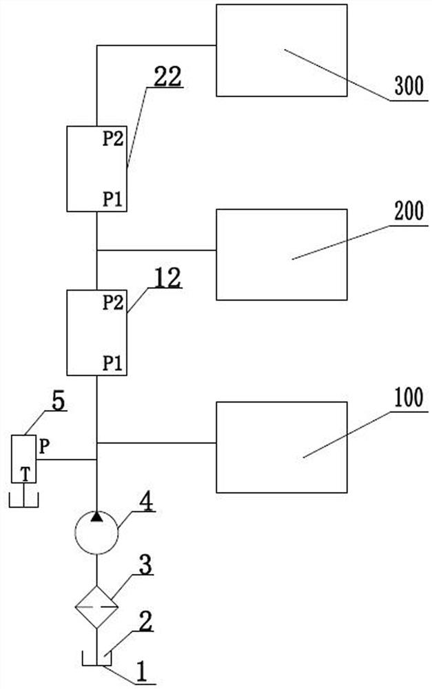 Energy-saving and reliable scraper hydraulic system