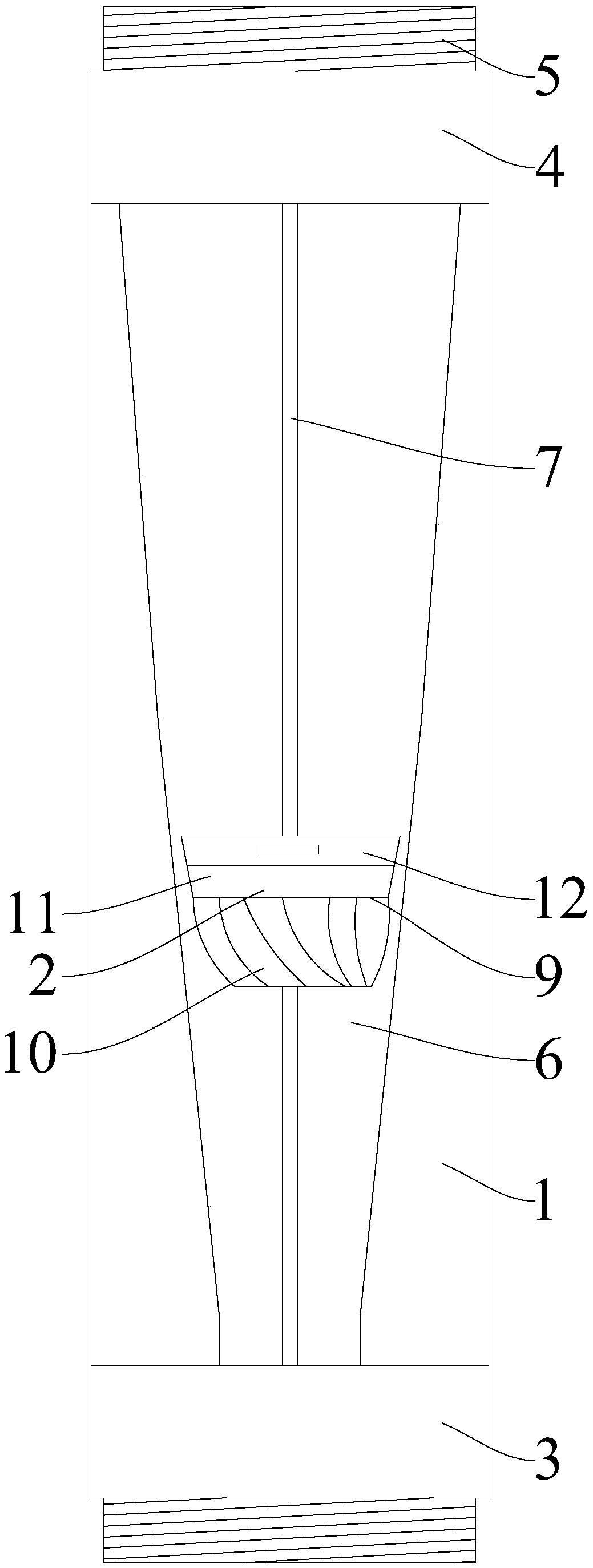 Rotor flow meter with spiral rotation floater