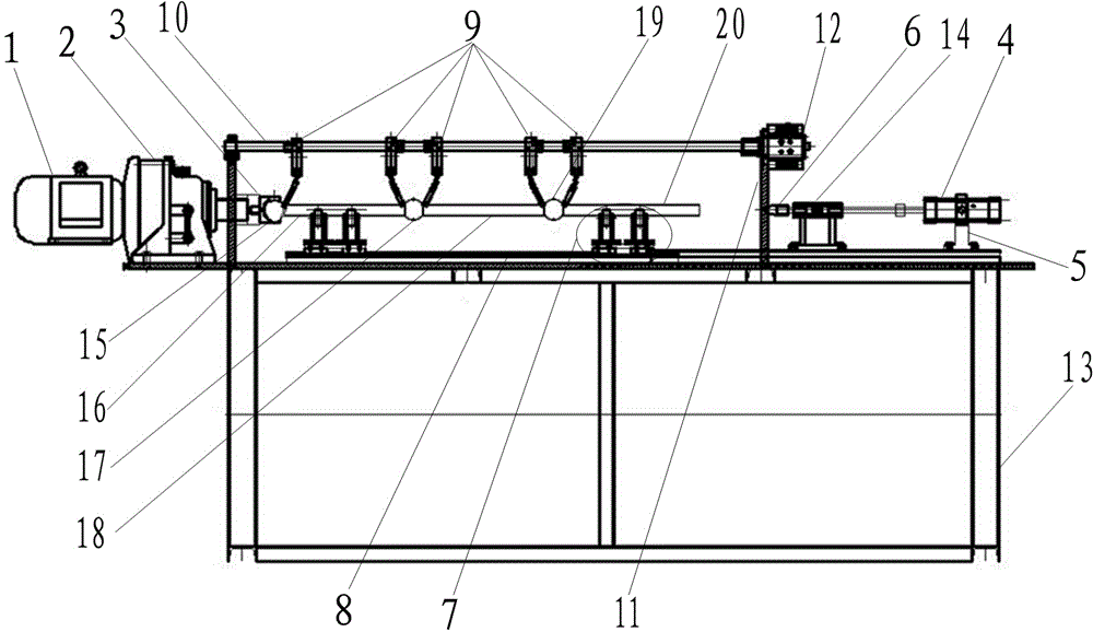 Automatic welding device of ball joint handrail