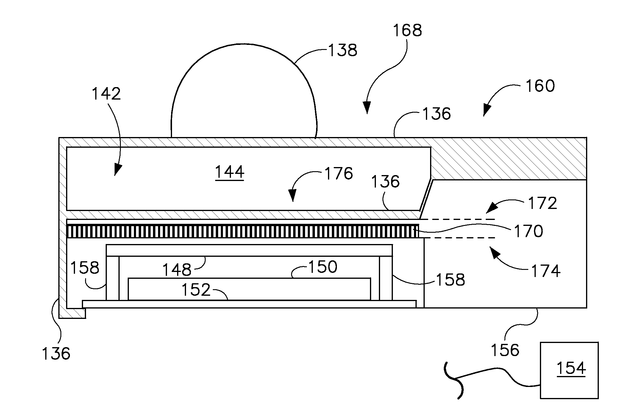 Apparatus for reducing scattered X-ray detection and method of same