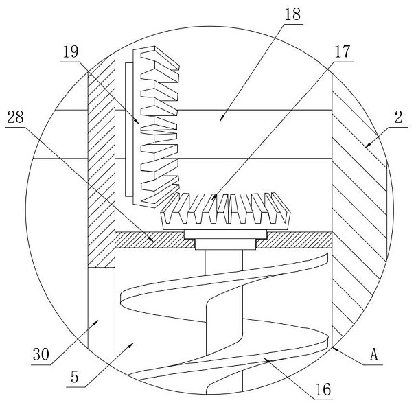 Recycling device capable of circularly crushing rigid foamed plastic