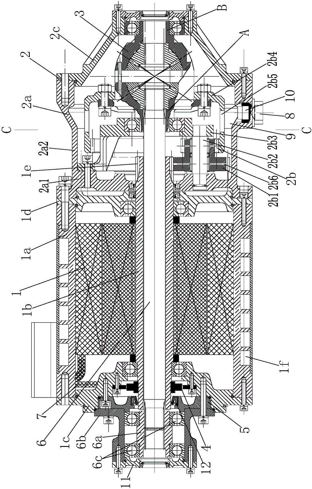 Coaxial input-output variable torque differential drive device