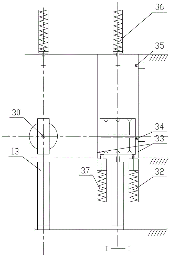 Fully automatic hydraulic oil pumping unit with double cylinders connected in parallel