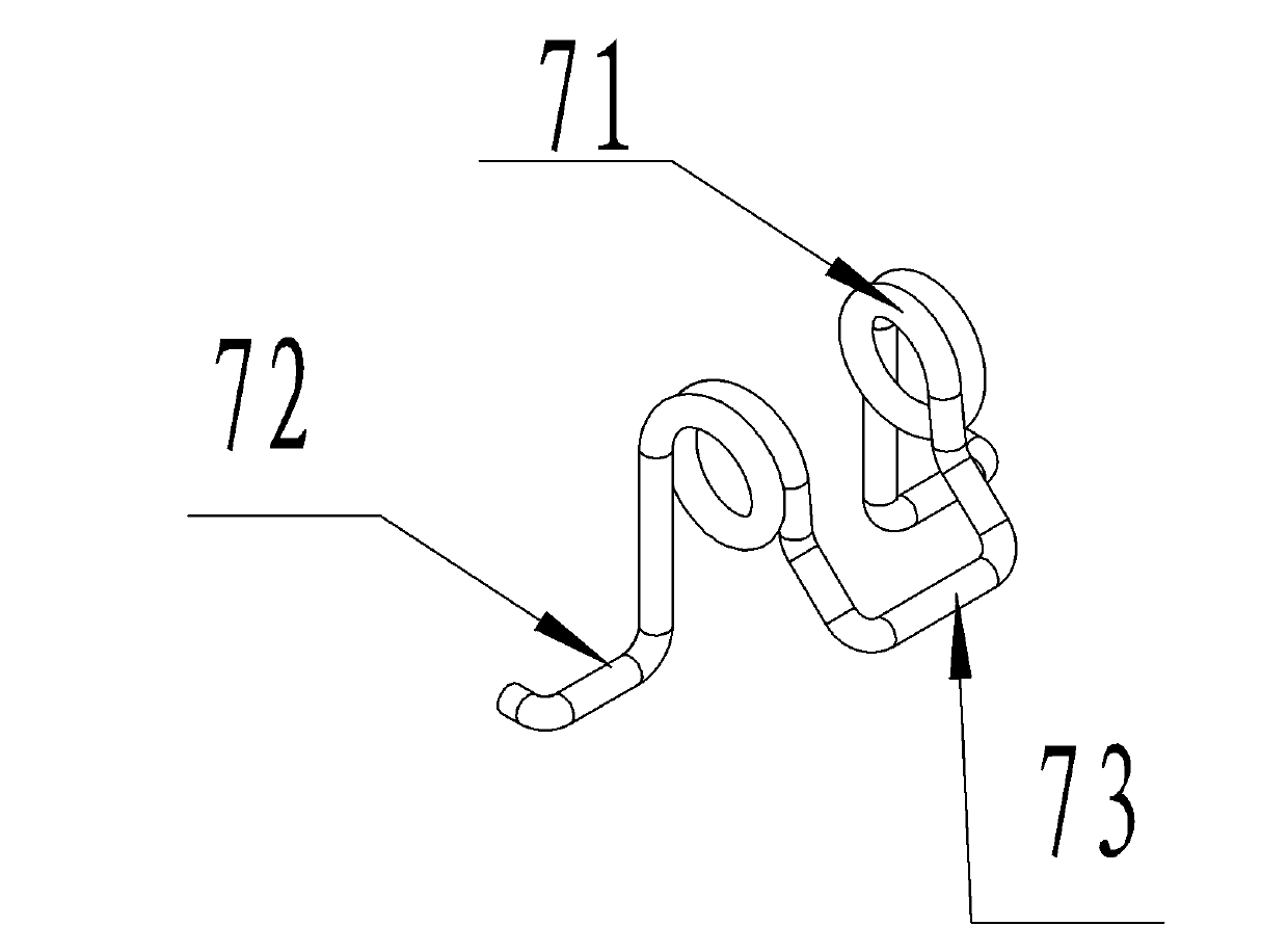 Reset mechanism of dual-breakpoint breaker