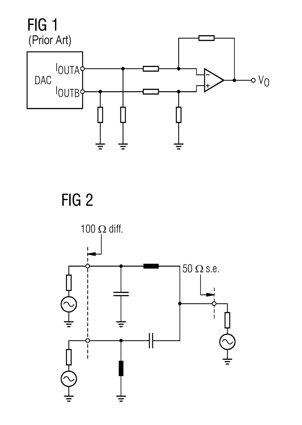 Converting a symmetrical input signal of a magnetic resonance arrangement into an asymmetrical output signal