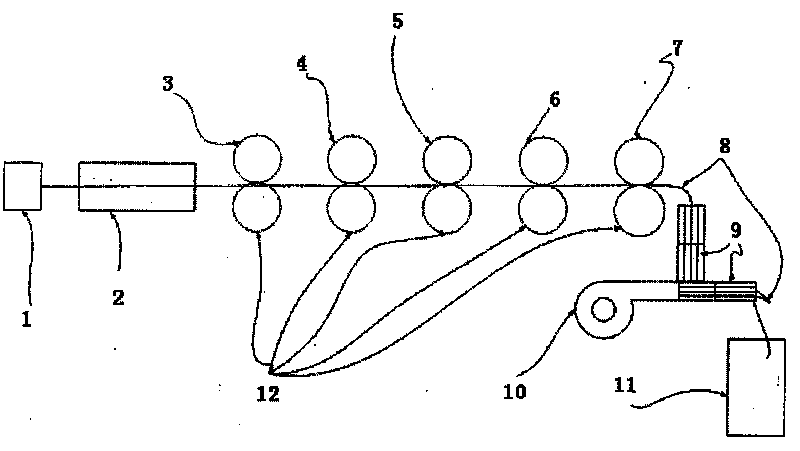 Method for producing thermoplastic polyurethane elastic belt and traction machine special for said method