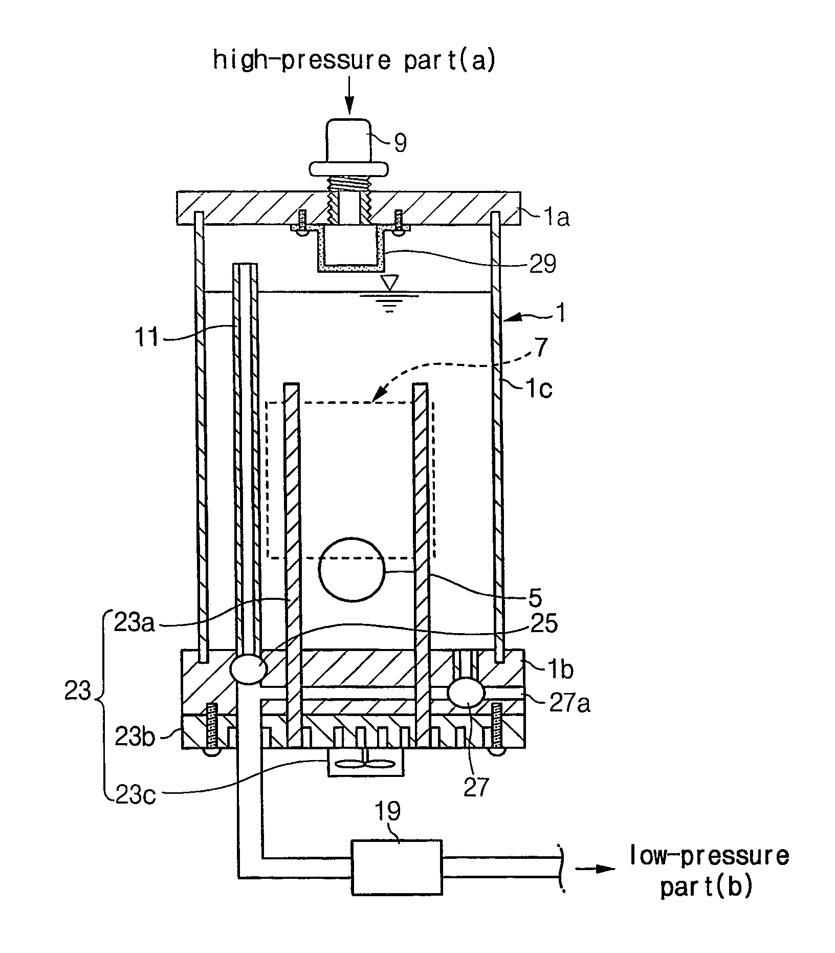 Oil checking device for compressor of air conditioning system