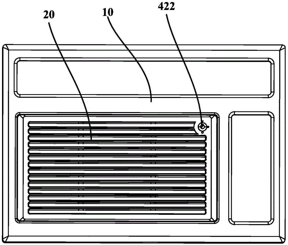 Air inlet panel for window air conditioner