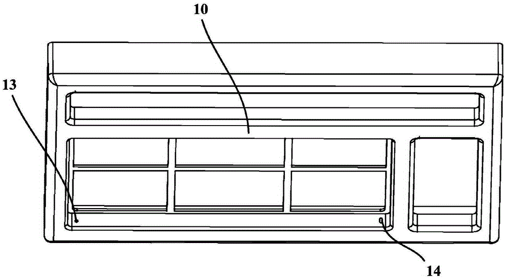 Air inlet panel for window air conditioner