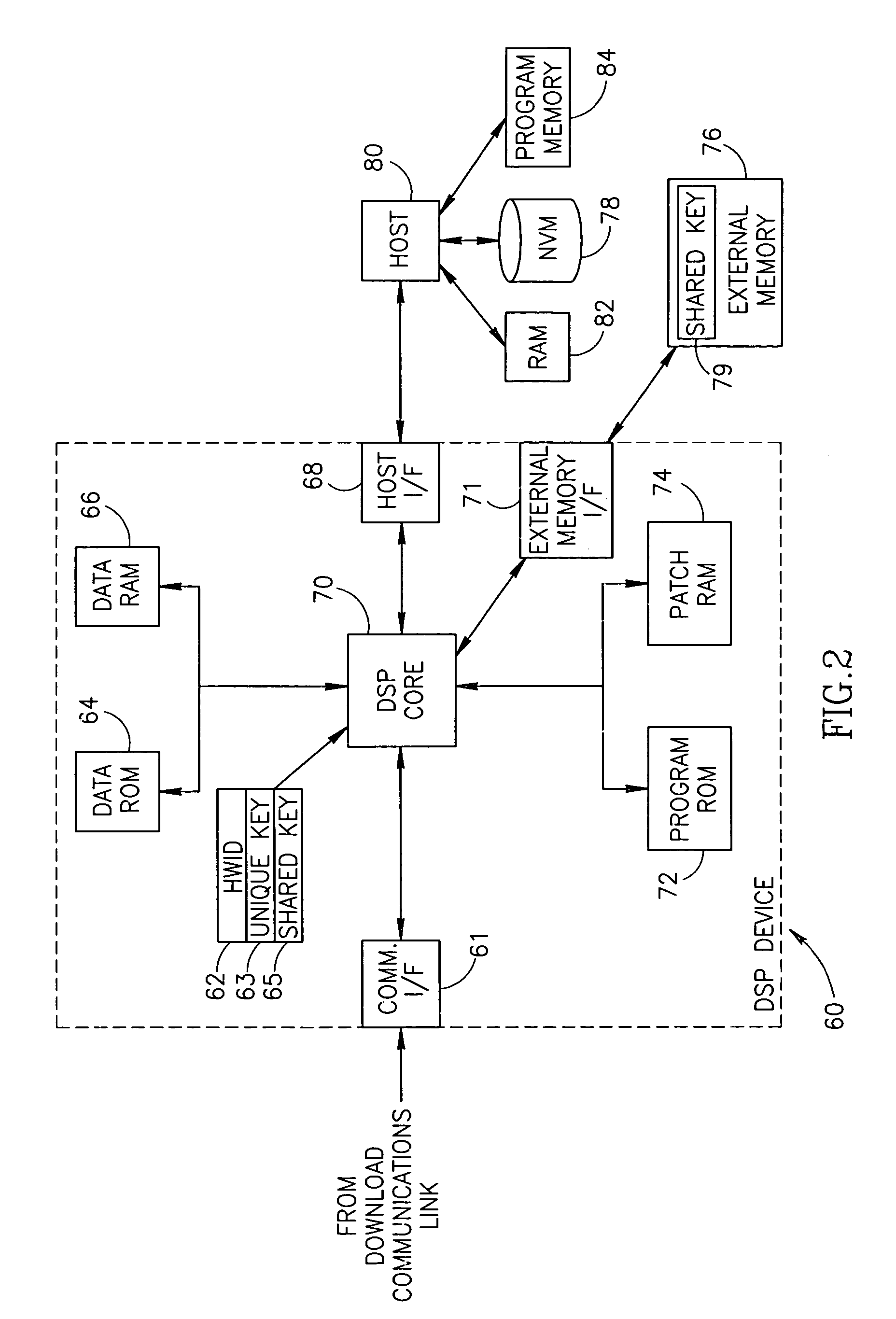 Apparatus for and method of securely downloading and installing a program patch in a processing device