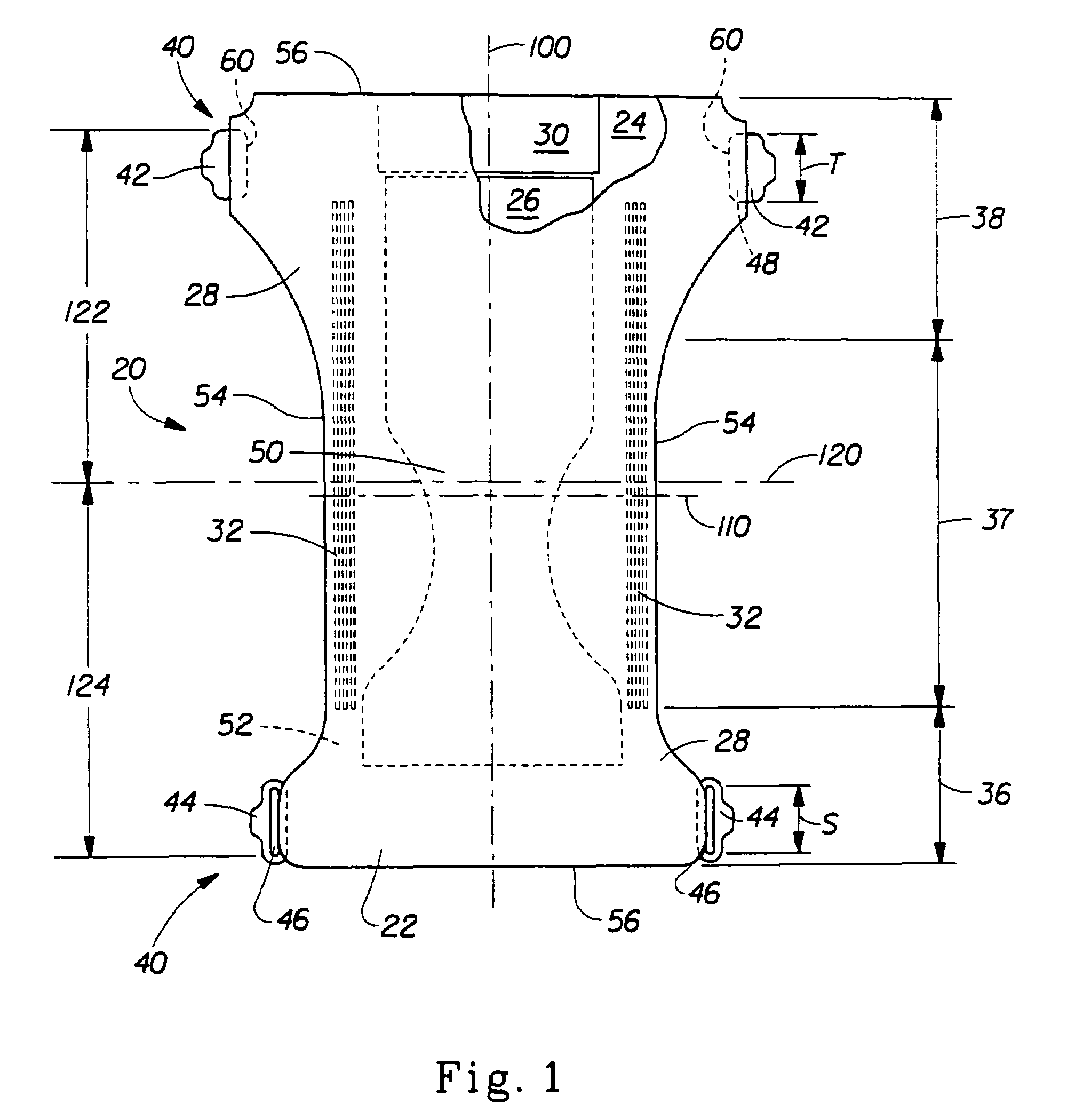 Method of dynamically pre-fastening a disposable absorbent article having a slot-and-tab-fastening system