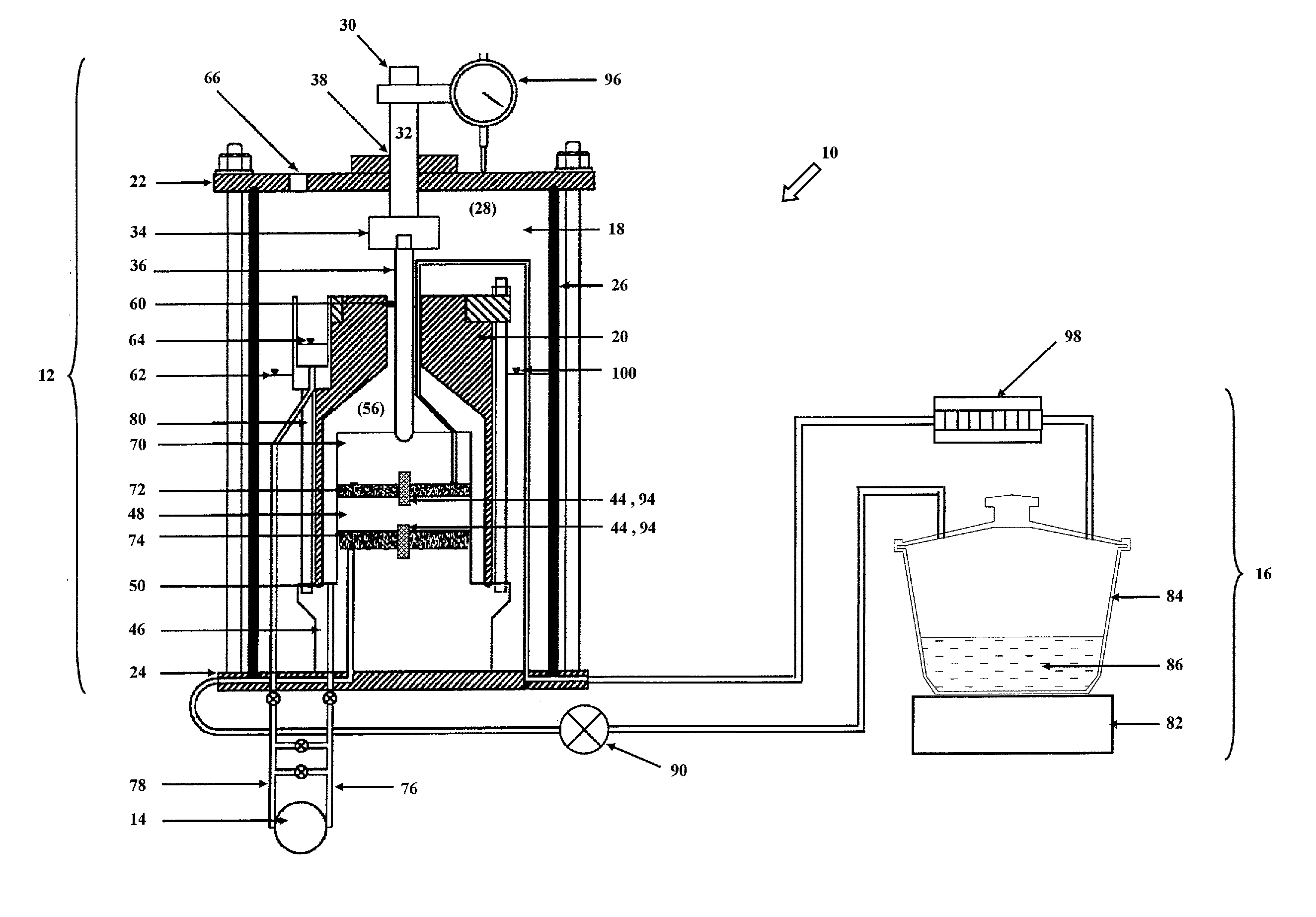 High suction double-cell extractor