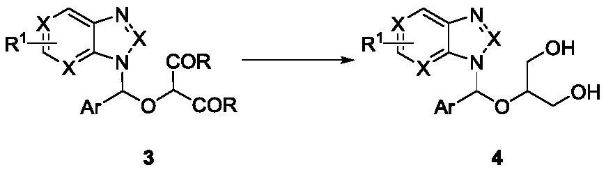 Method for synthesizing ganciclovir analogue