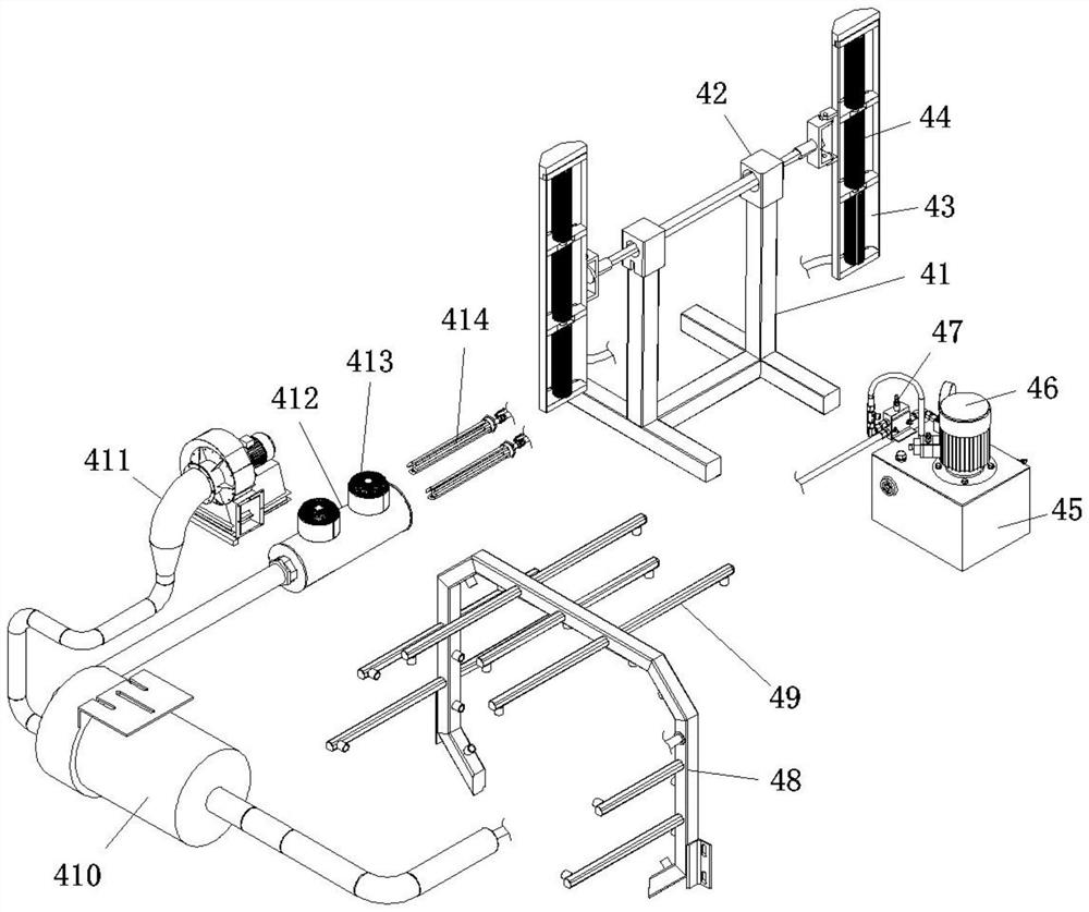 Clean and environment-friendly full-automatic grain conveying and drying device