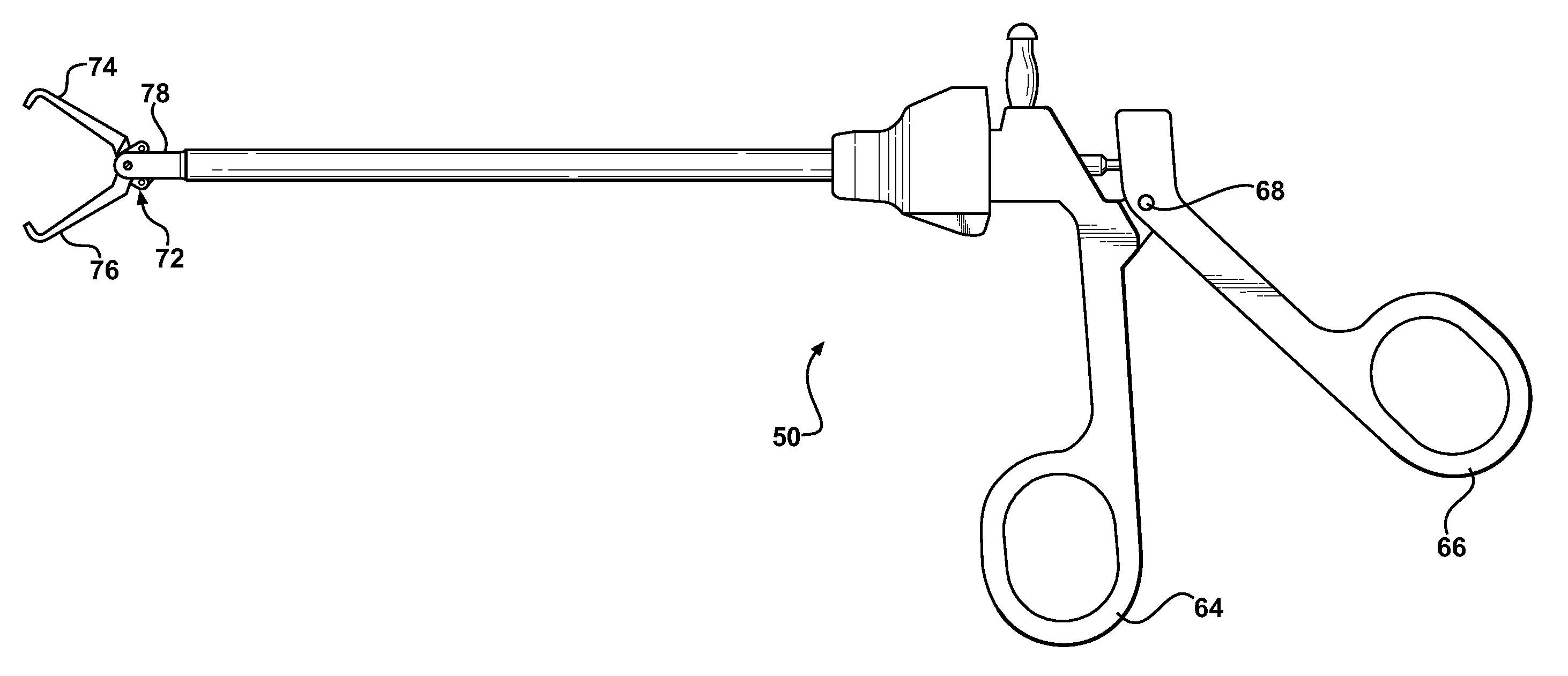 Surgical instrument with detachable tool assembly