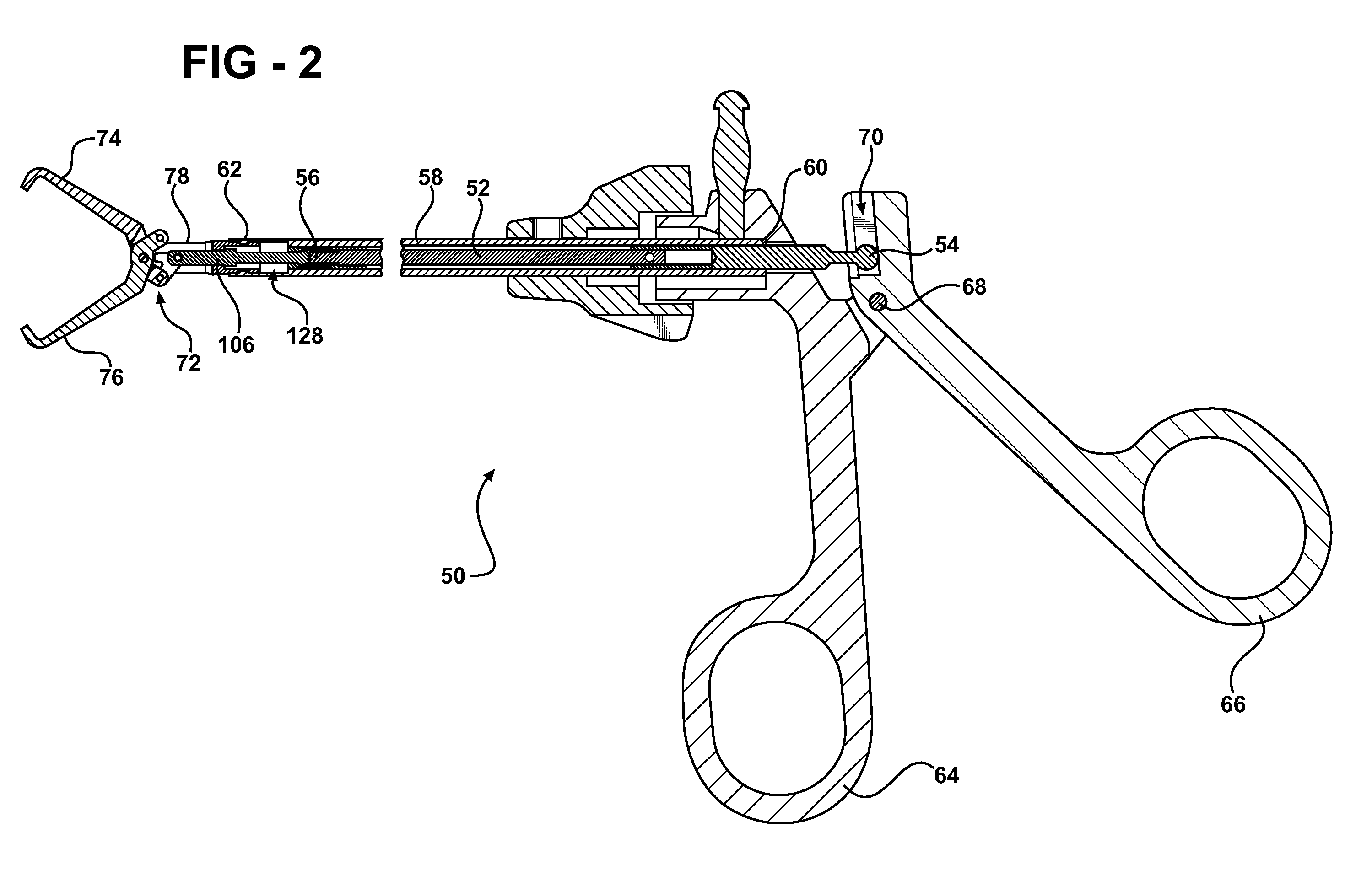 Surgical instrument with detachable tool assembly