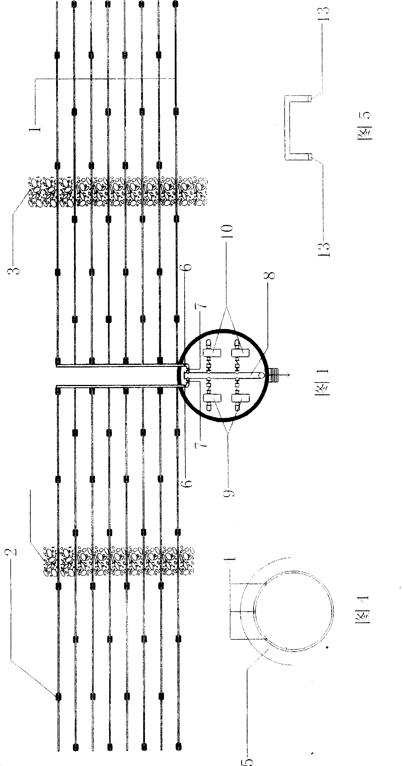 Construction method for matching backwash in water purification building filter layer