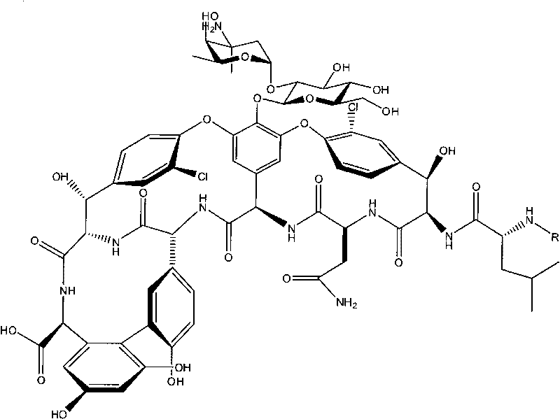 Method for producing norvancomycin