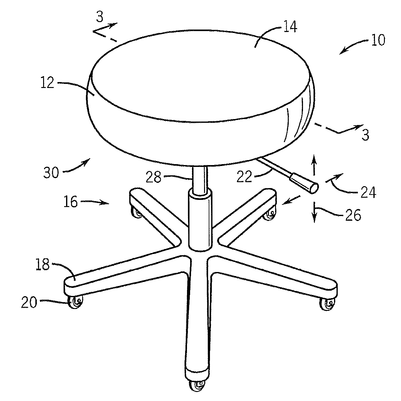 Seat with adjustable dynamic joint