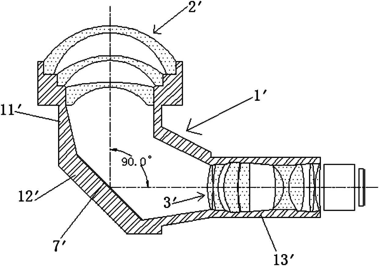 Short-focus lens of projection system