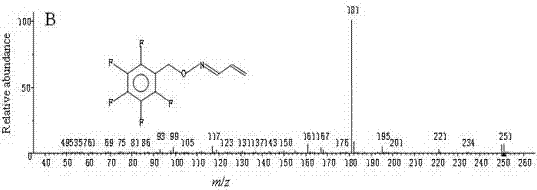 Method for quickly detecting acraldehyde in Baijiu