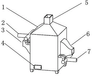 Modular hot-water hot-blast stove capable of using both gas fuel and liquid fuel