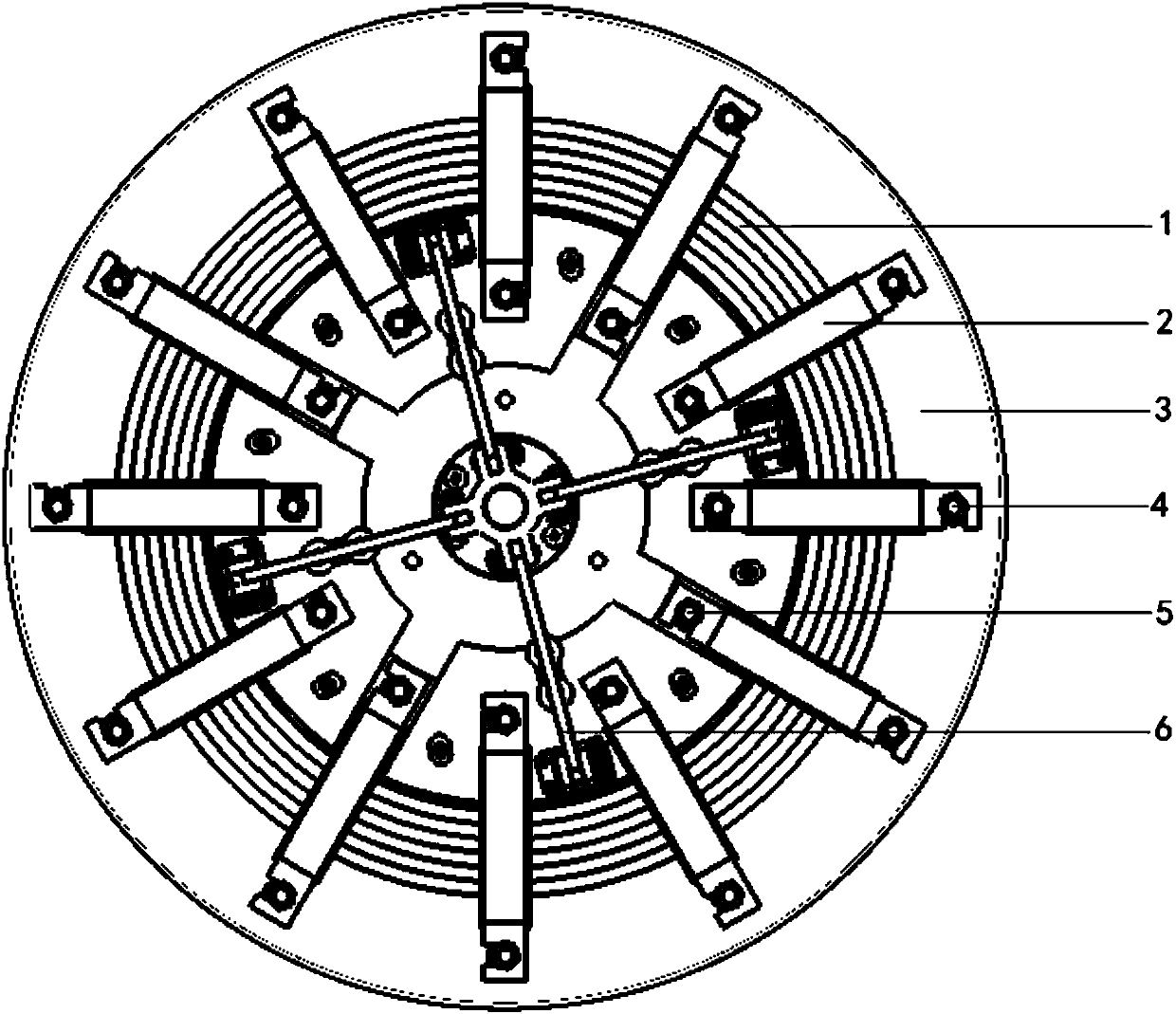 Disk type stator iron core welding method