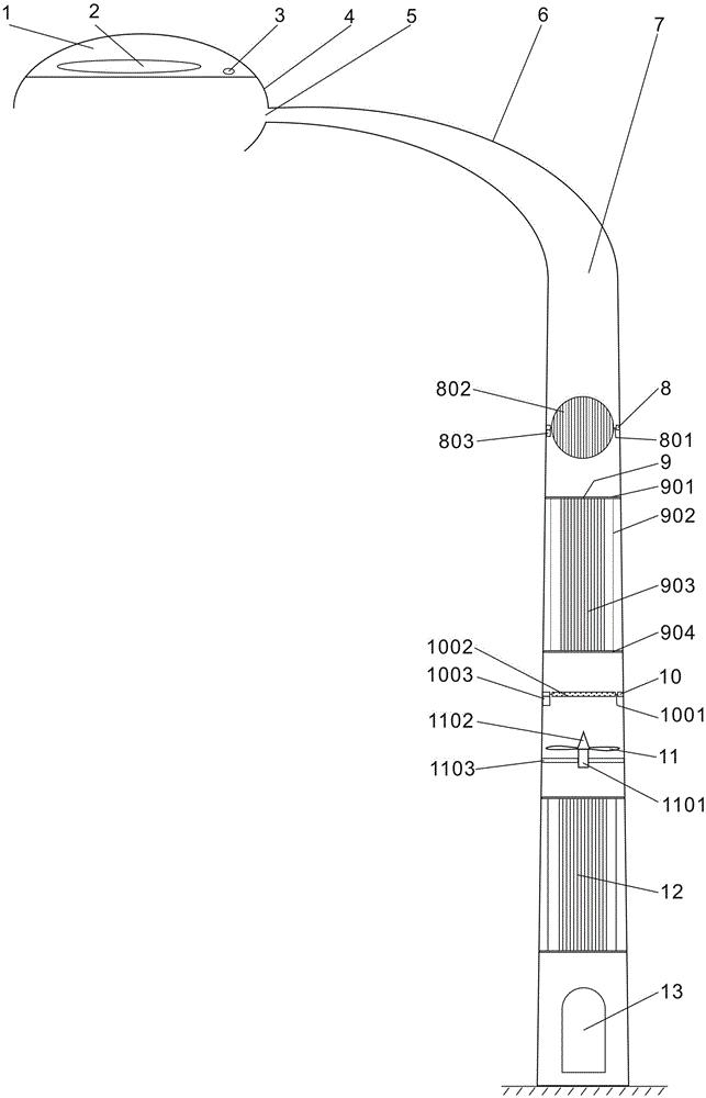 Lamp posts and pest control devices