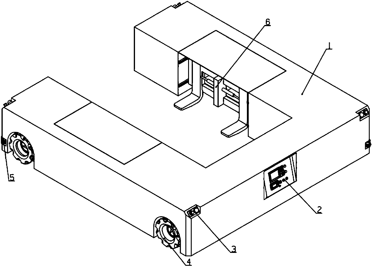 A forklift that can move in all directions