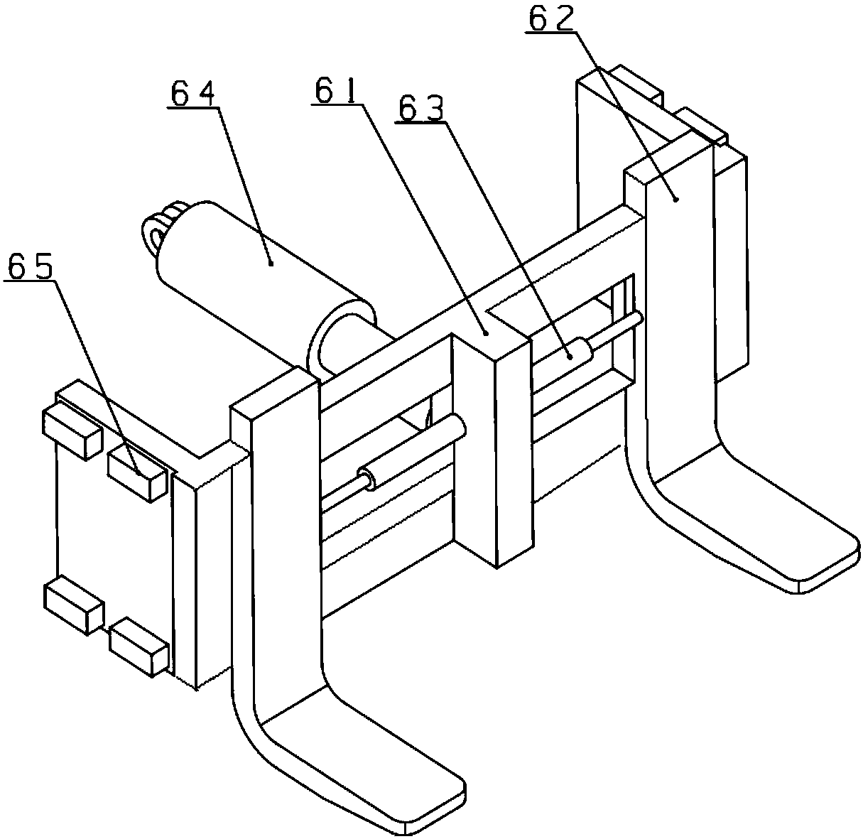 A forklift that can move in all directions