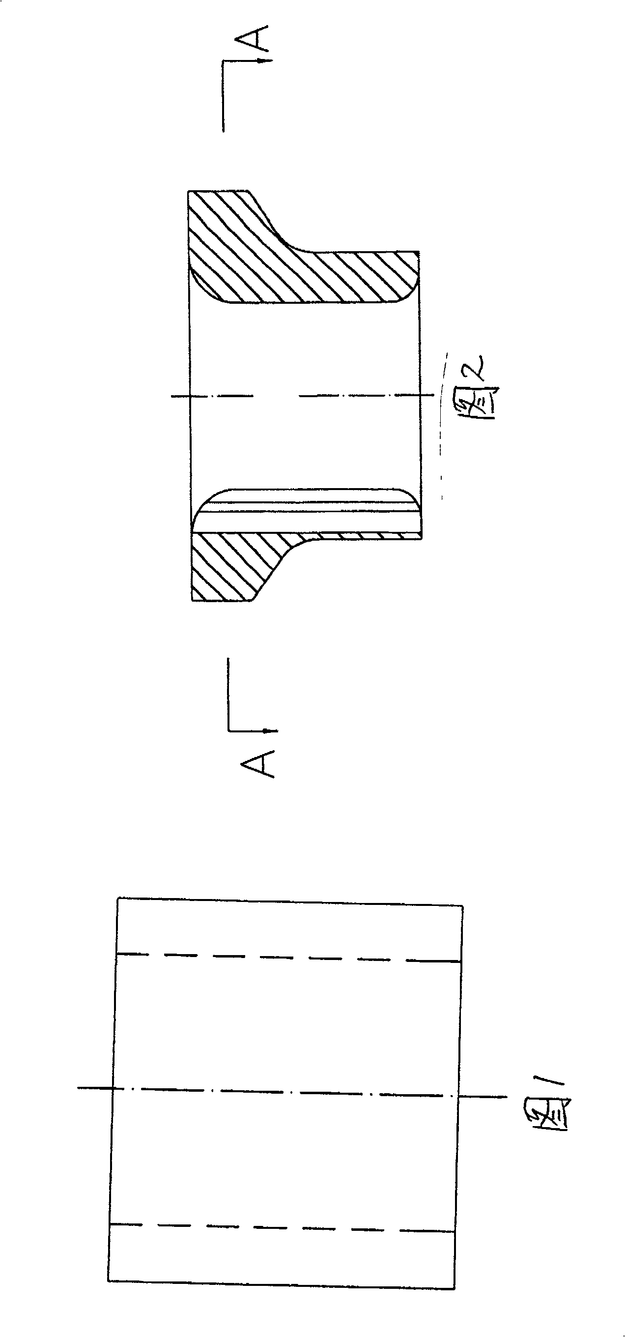 Cold xtrusion manufacturing method of cylindrical commutator