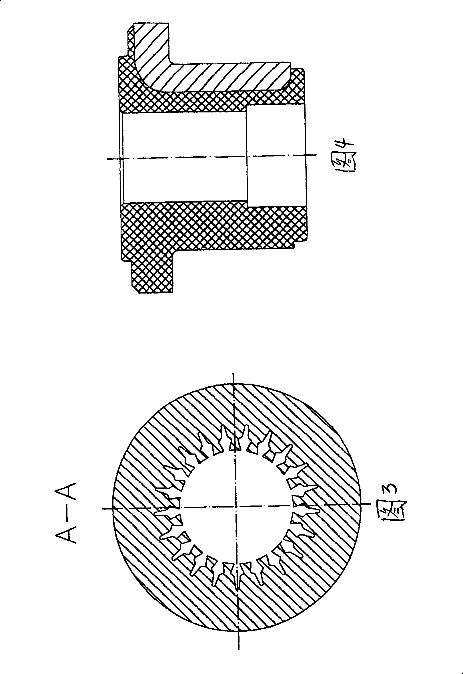 Cold xtrusion manufacturing method of cylindrical commutator