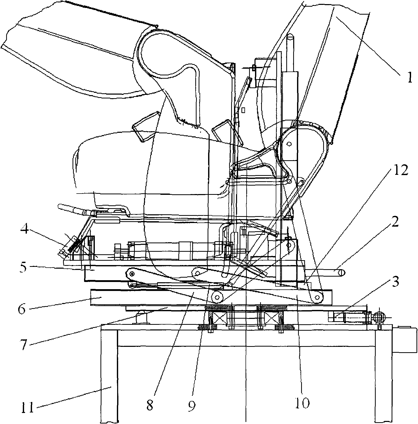 Car seat assembly operating platform and operation method thereof