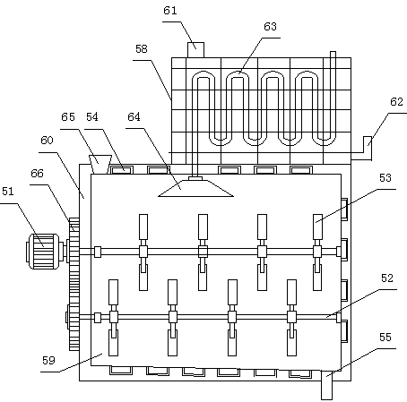Desorption treatment method and device adopting flue gas for indirect heating