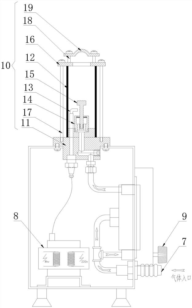 Gas premixed combustion atmosphere analyzer