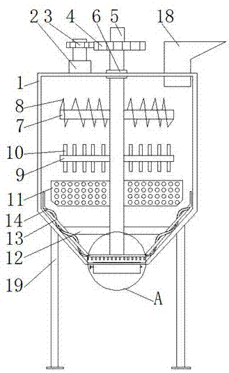 Chemical stirrer with good stirring effect