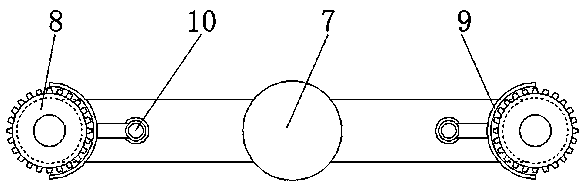 Gear machining grinding device facilitating transmission and grinding method