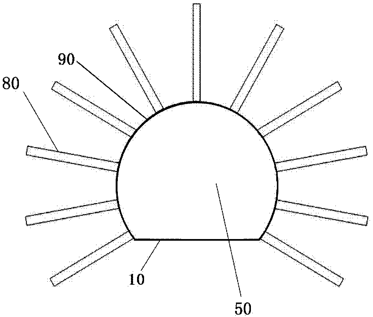 Microgroove group radiator