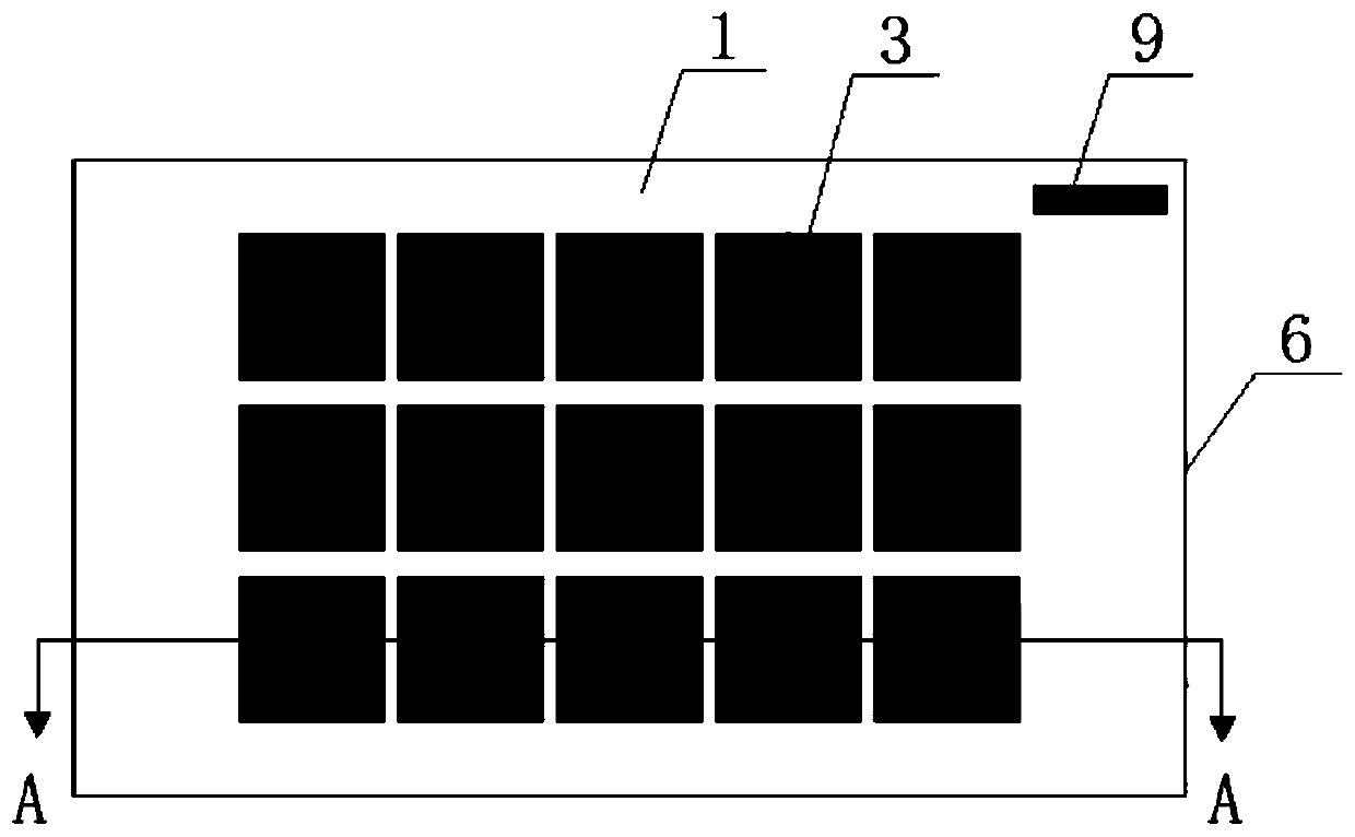 Semi-transparent photovoltaic tile