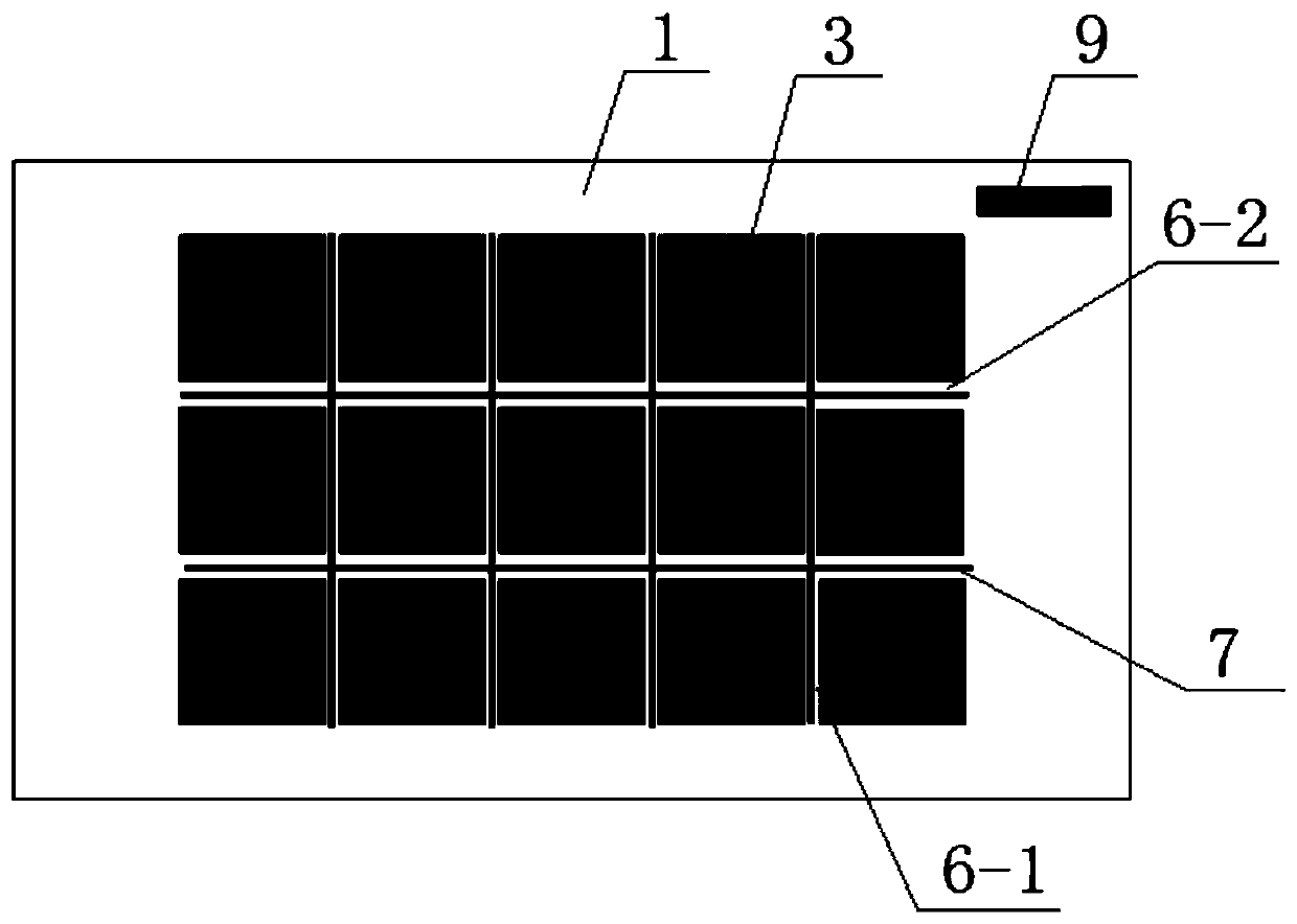 Semi-transparent photovoltaic tile