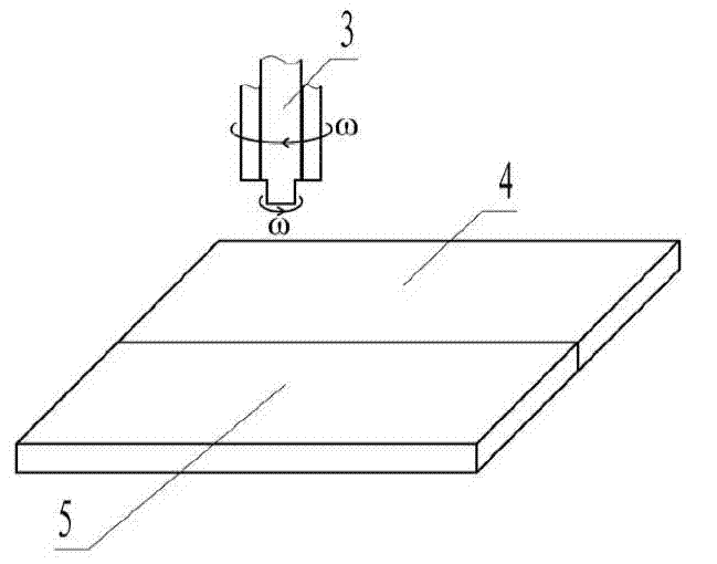 Friction stir welding method for stirring pin and shaft shoulder during differential speed rotation