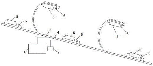 Funnel fire extinguishing system and fire extinguishing method