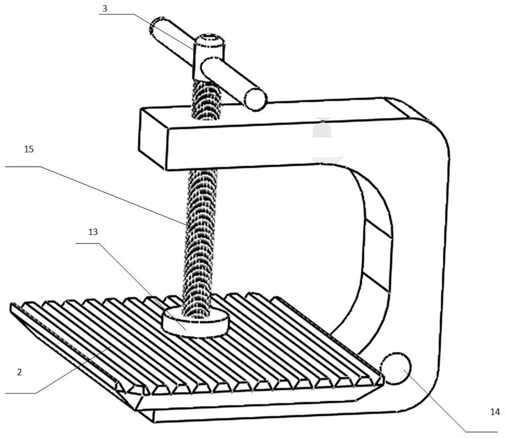 Rope-driven machine brake pedal test robot