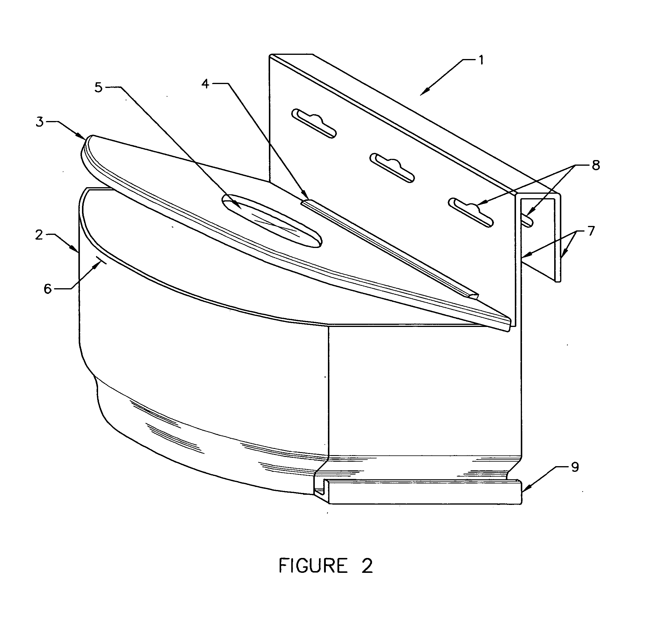 Wipes dispenser with mounting bracket and refuse bag hooks