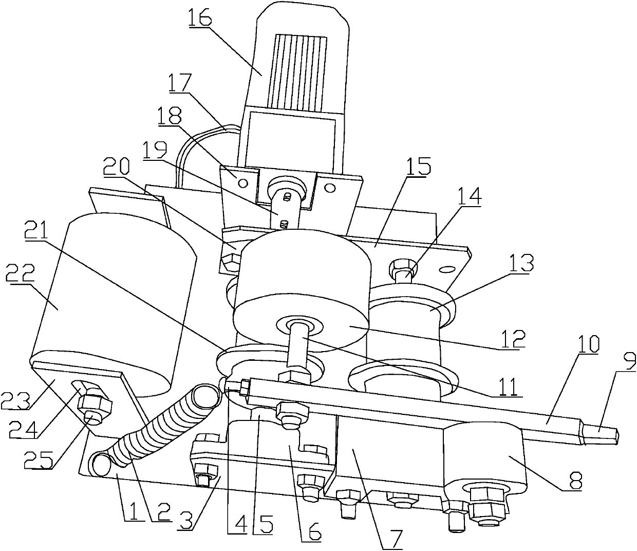 A large-diameter circular top cover inner side lining automatic press-fit bonding equipment and its application method